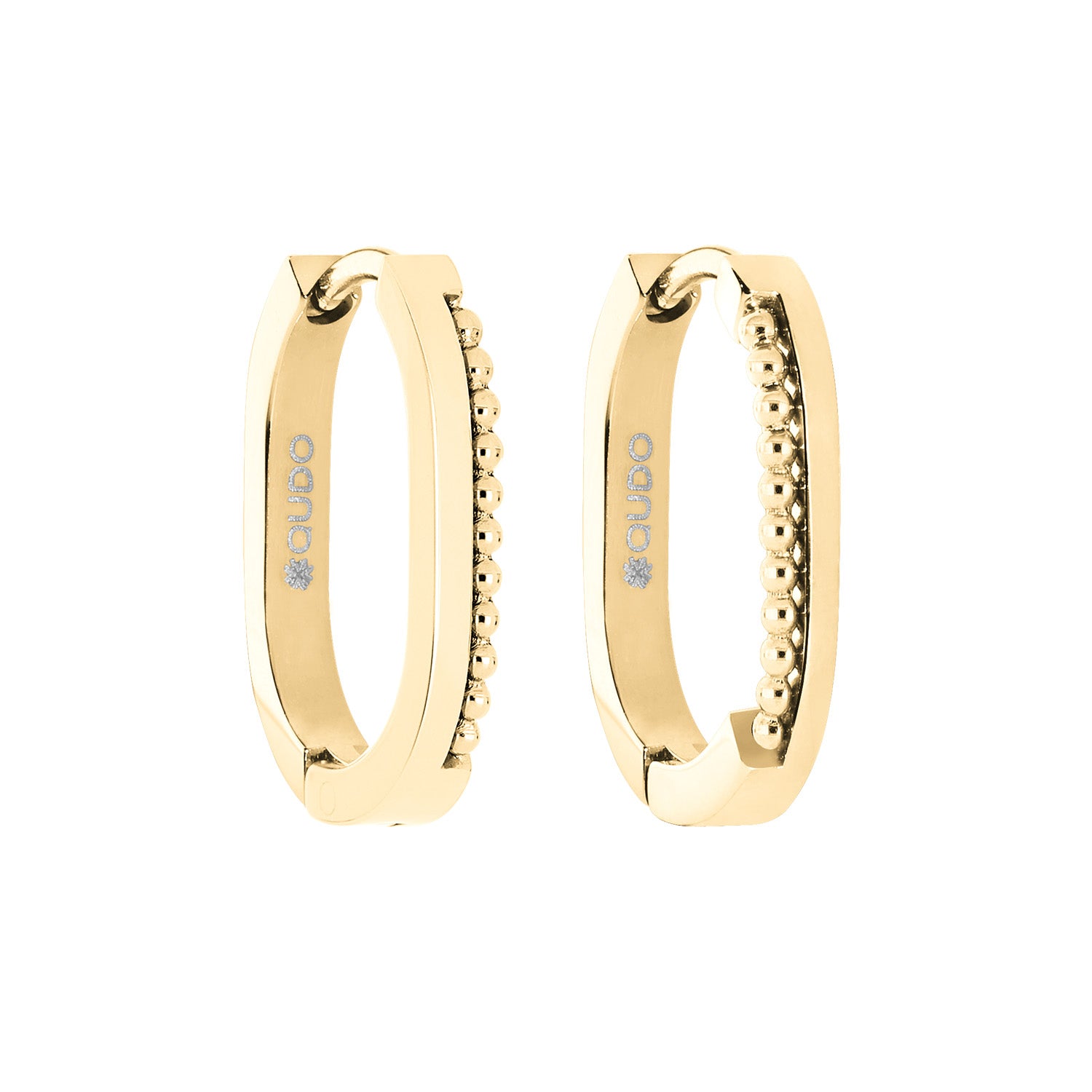 Punto Hoop Earring Gold