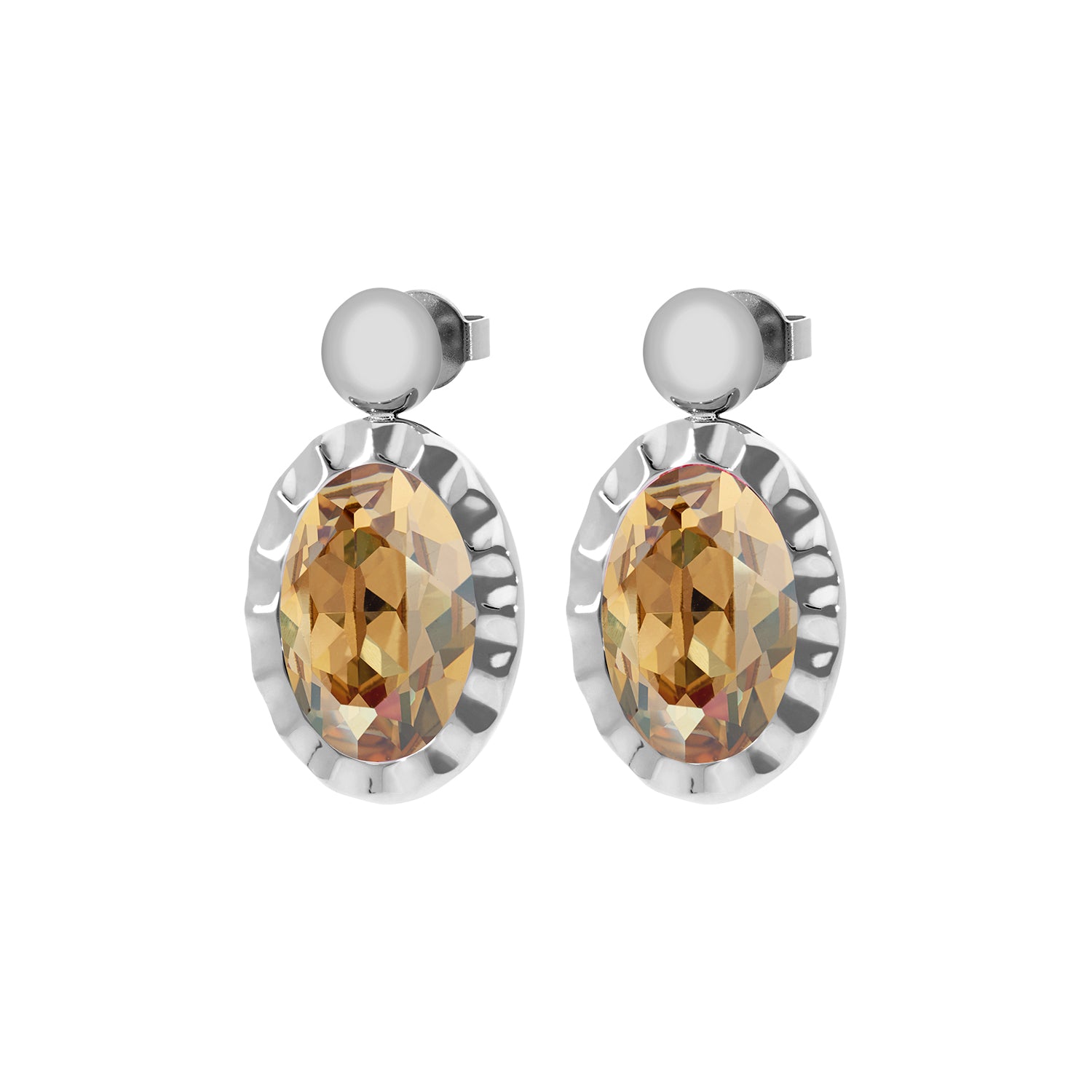 Tivola Unica Earring Silver / Golden Shadow