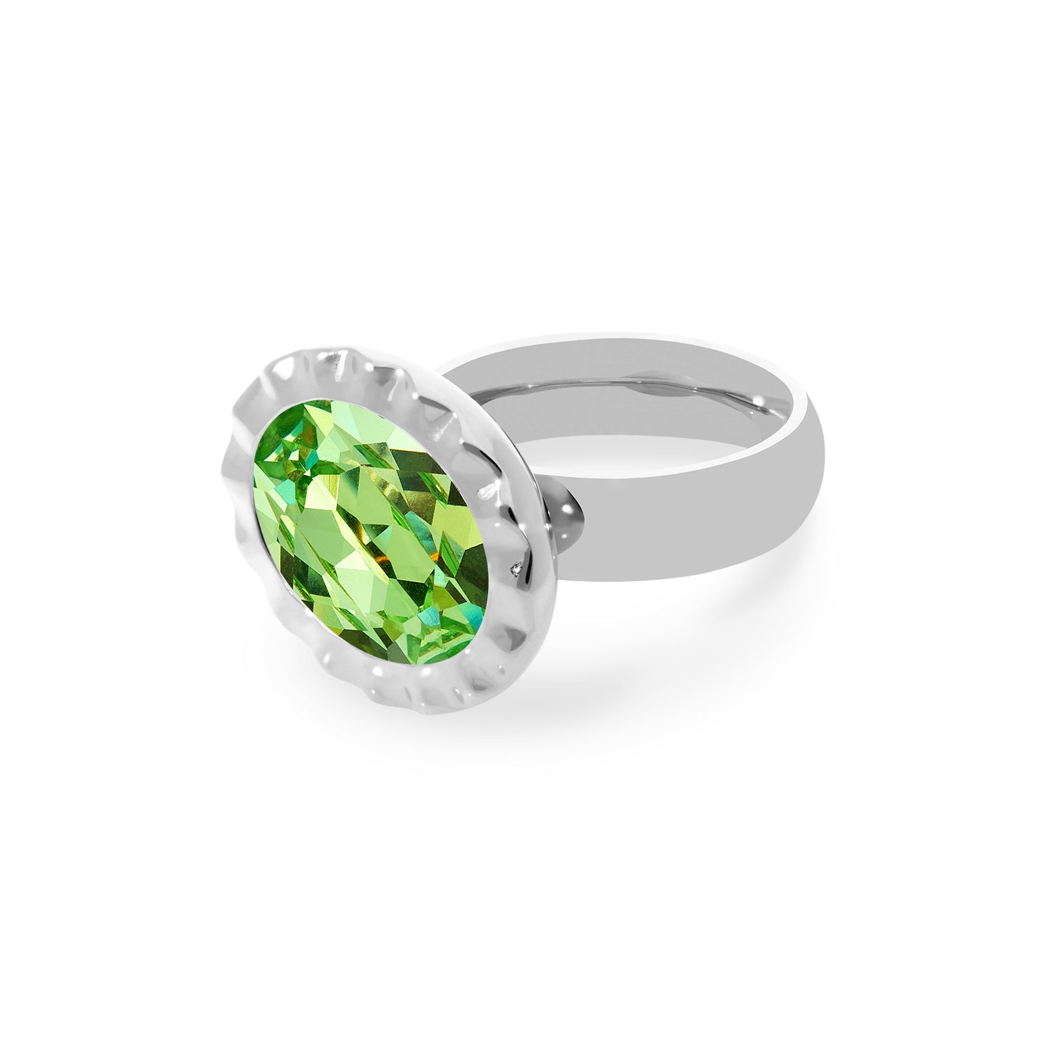 Tivola Unica Ring - Silver Peridot / 7