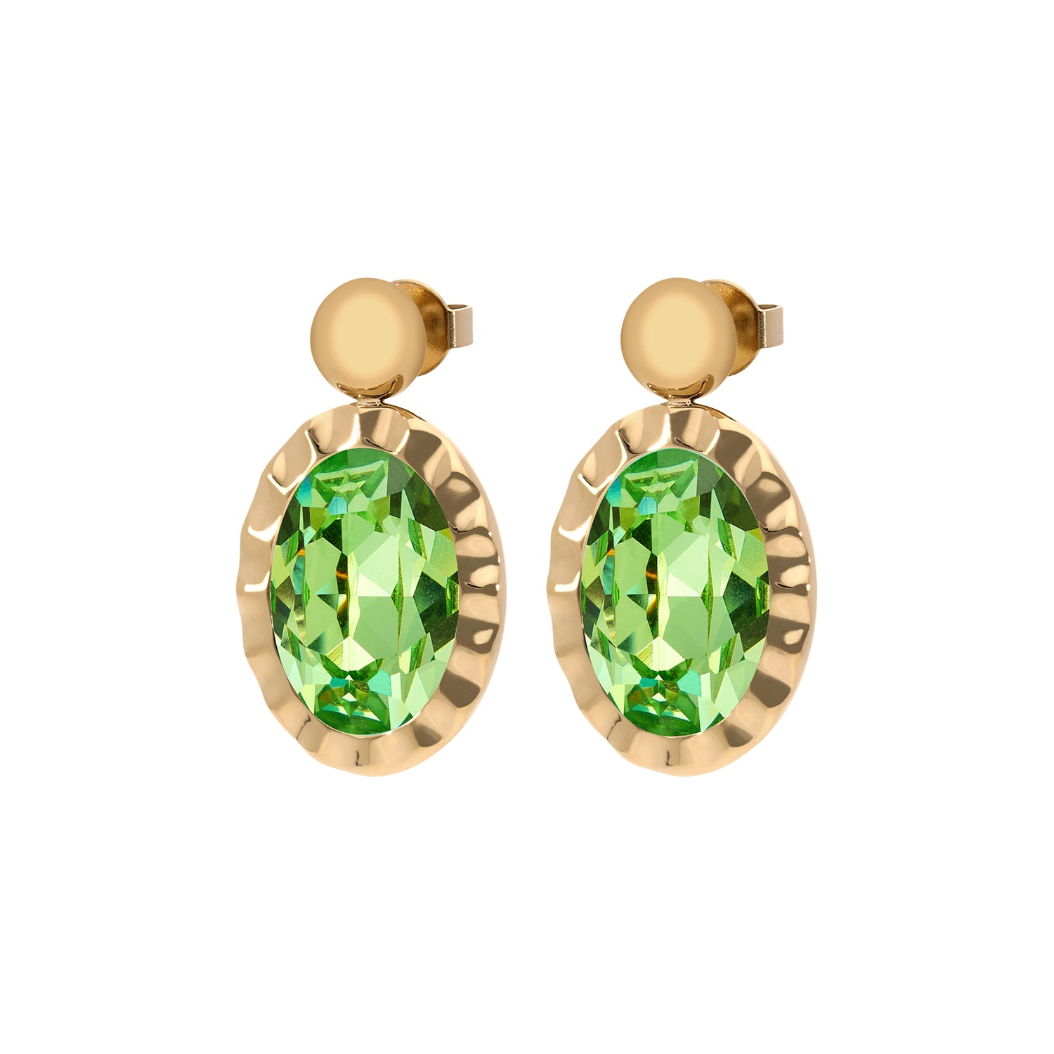Tivola Unica Earring Gold / Peridot