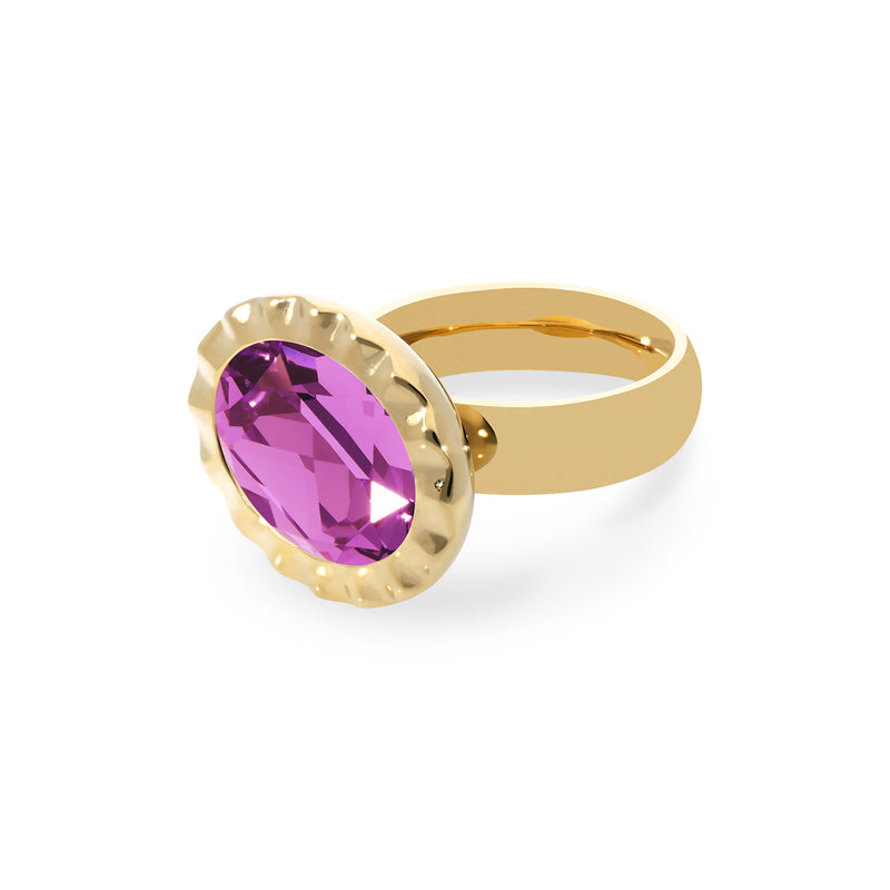 Tivola Unica Ring - Gold Dark Rose / 2025-05-07 00:00:00 -0400