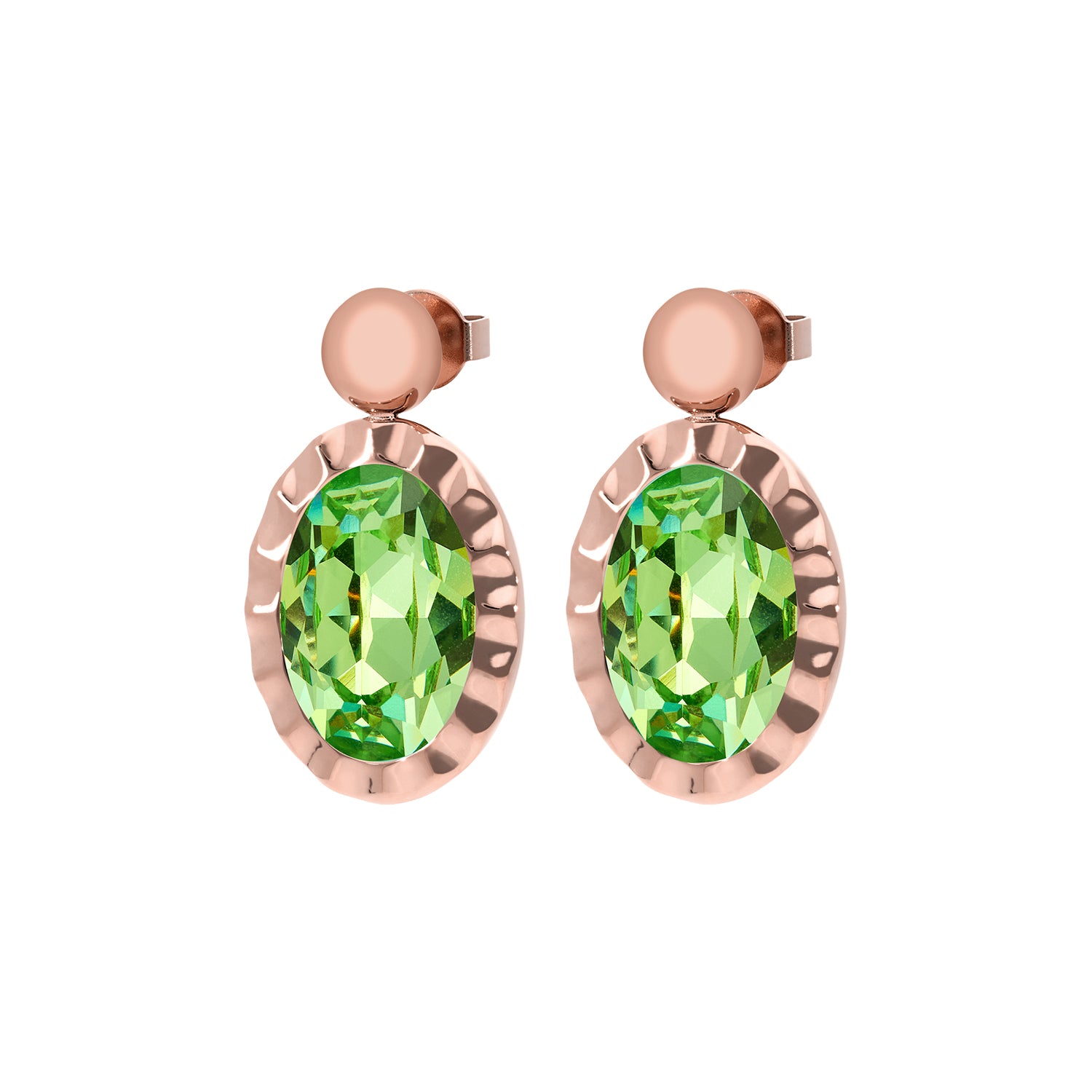 Tivola Unica Earring Rose Gold / Peridot