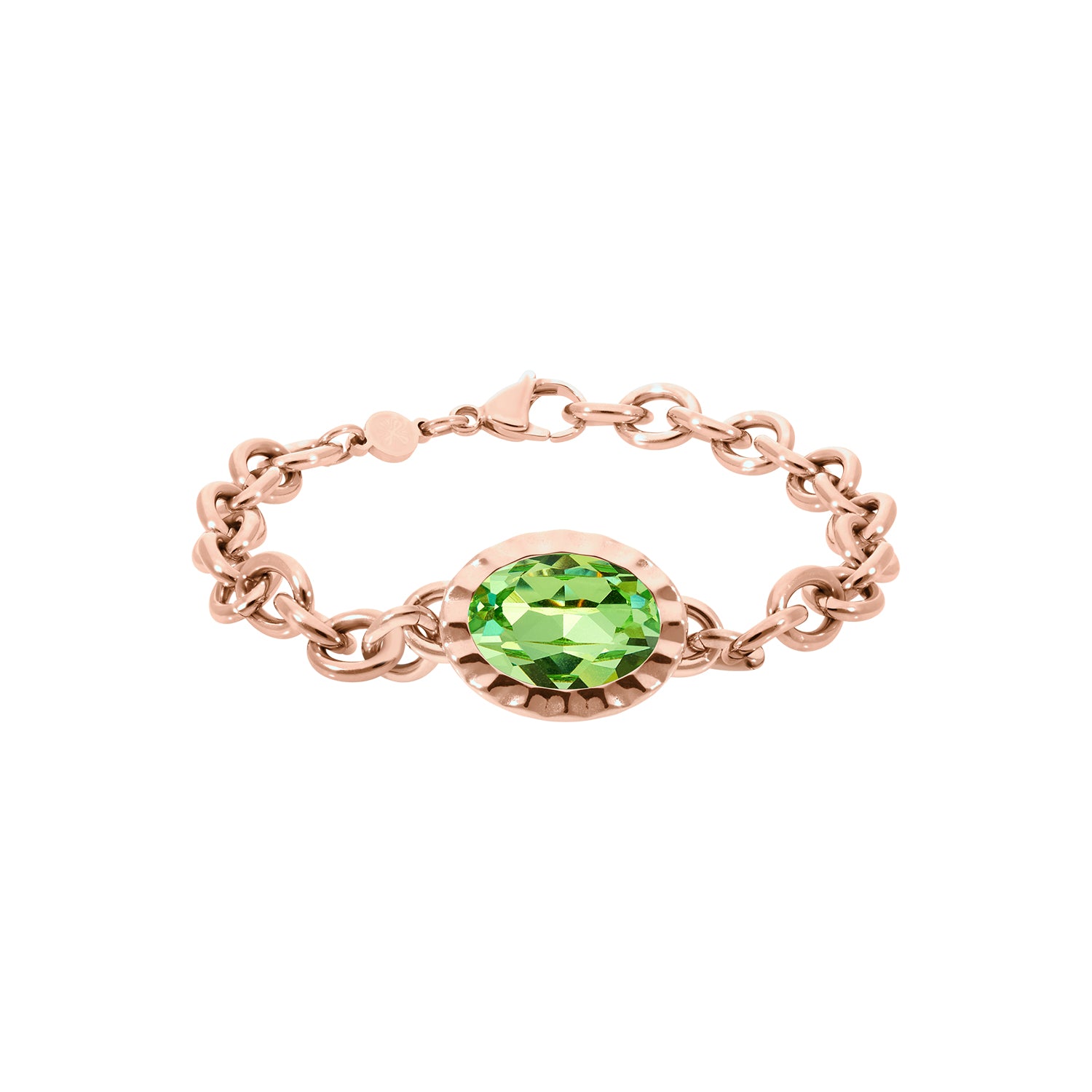 Tivola Unica Bracelet Rose Gold / Peridot