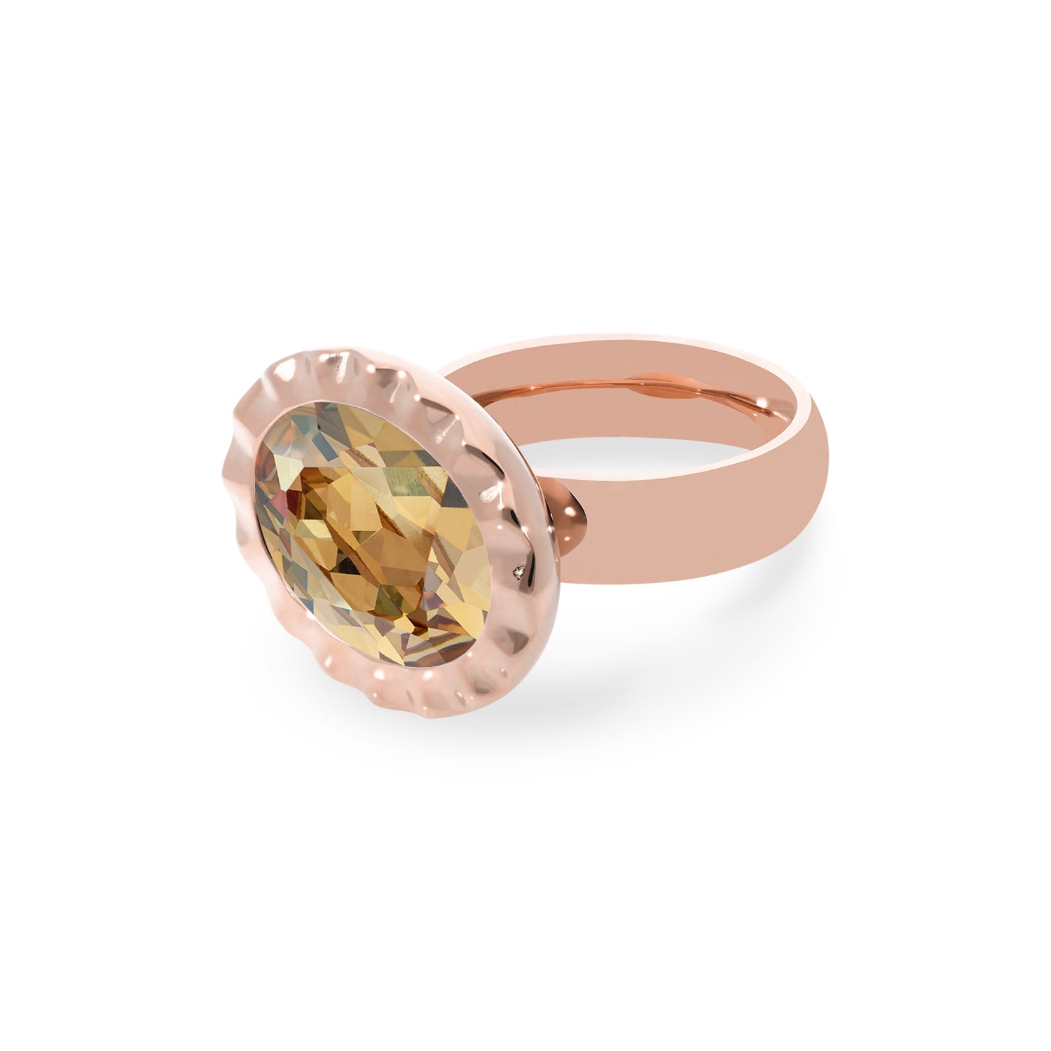 Tivola Unica Ring - Rose Gold Golden Shadow / 7.5