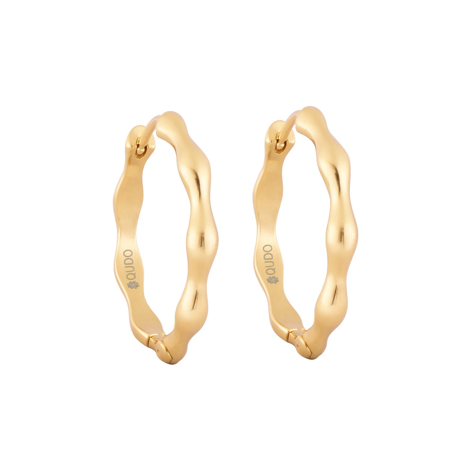Organico Hoop Earrings 0.98"