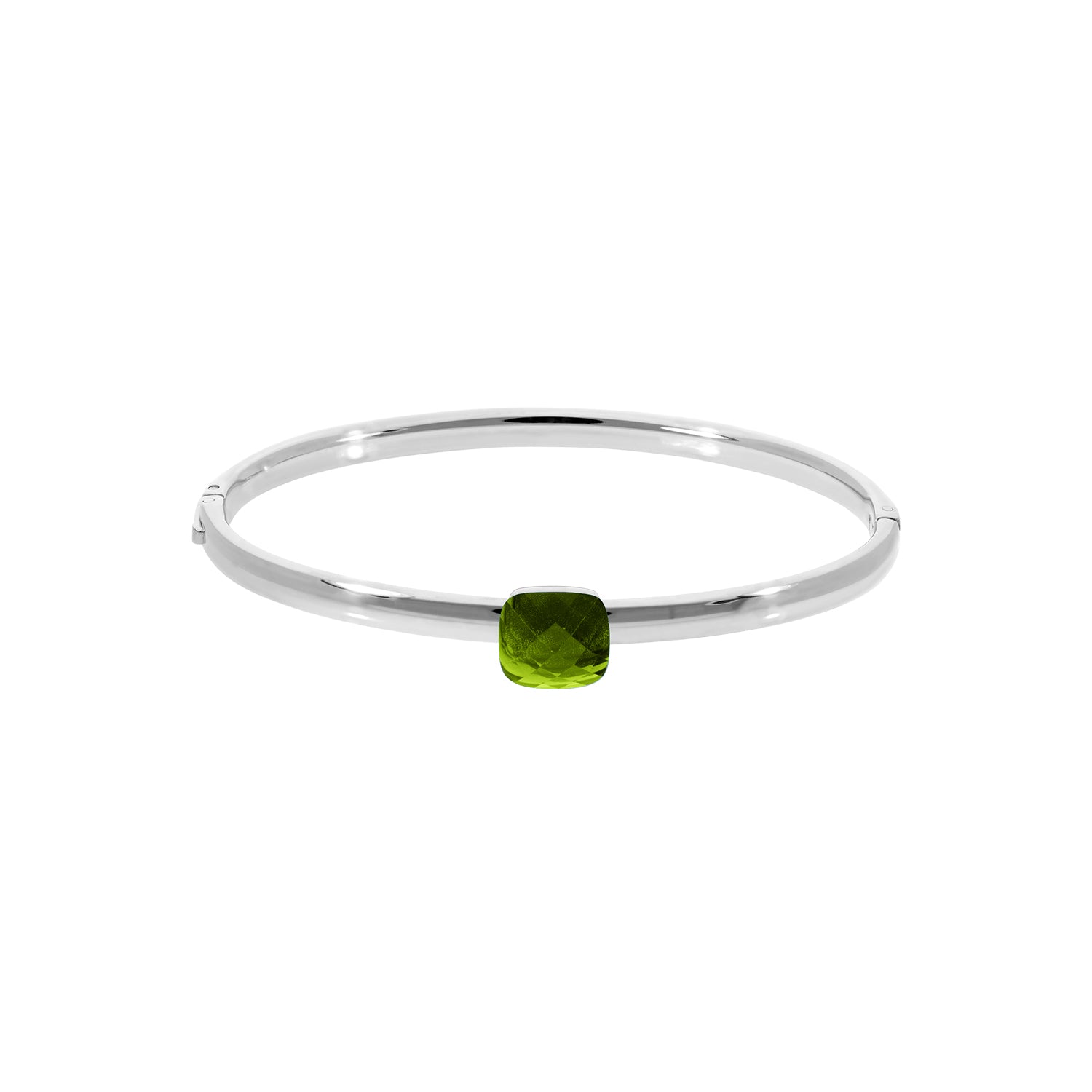 Firenze Bangle Silver Fern Green / 2025-07-06 00:00:00 -0400