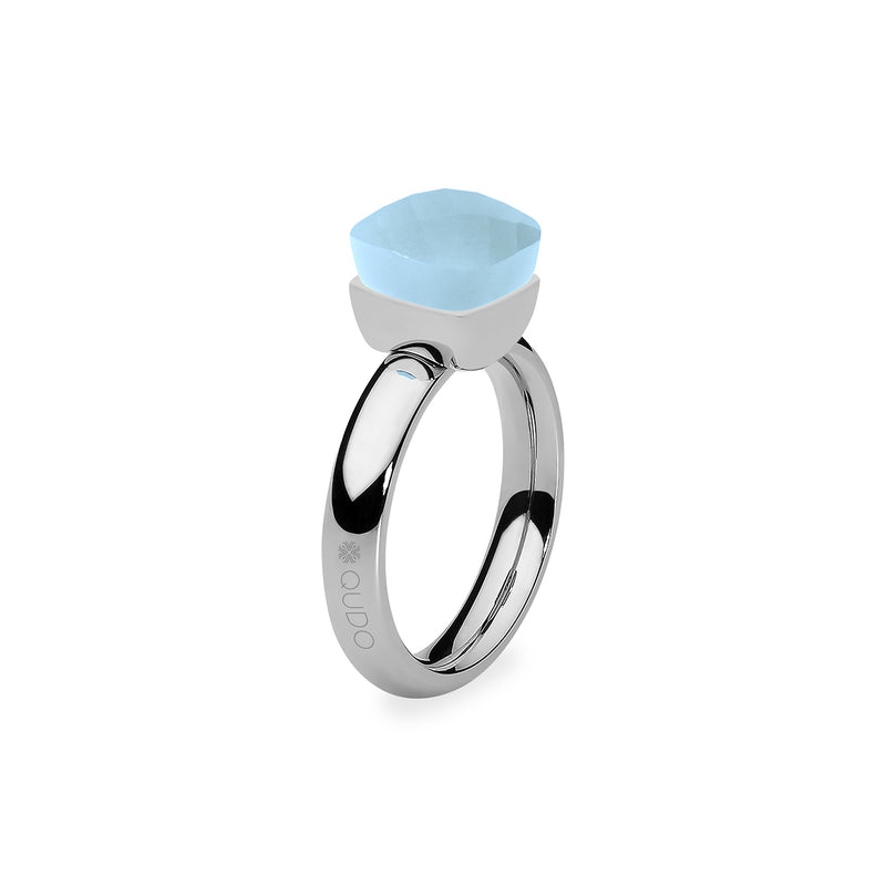 Firenze Ring - Shades of Blue - Silver Air Blue Opal / 9