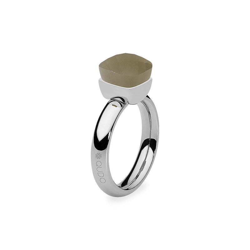 Firenze Ring - Shades of Rose & Grey - Silver