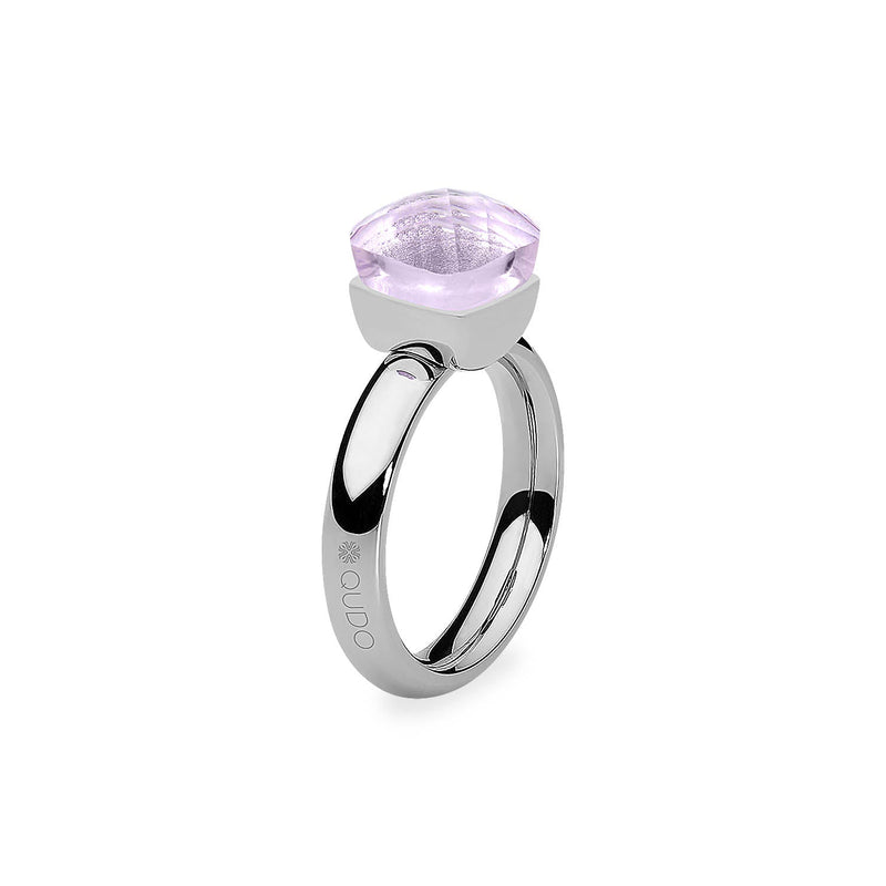 Firenze Ring - Shades of Rose & Grey - Silver