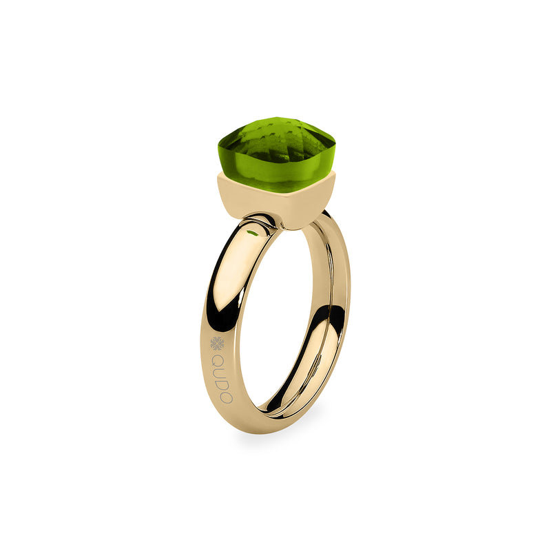 Firenze Ring - Shades of Green & Brown - Gold Fern Green / 6