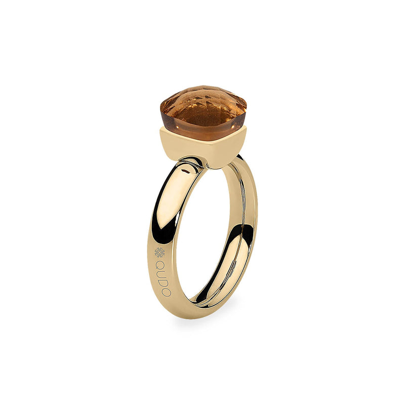 Firenze Ring - Shades of Rose & Grey - Gold