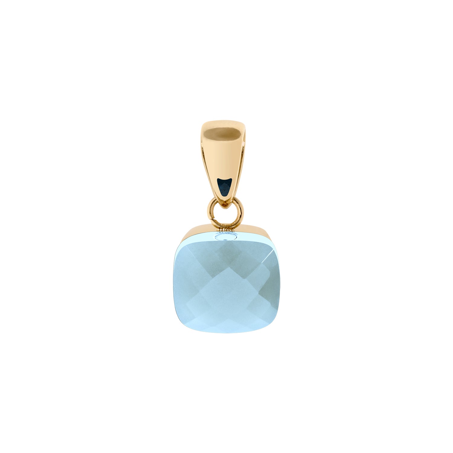 Firenze Pendant - Gold Air Blue Opal