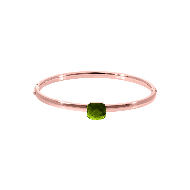 Firenze Bangle Rose Gold Fern Green / 2025-07-06 00:00:00 -0400