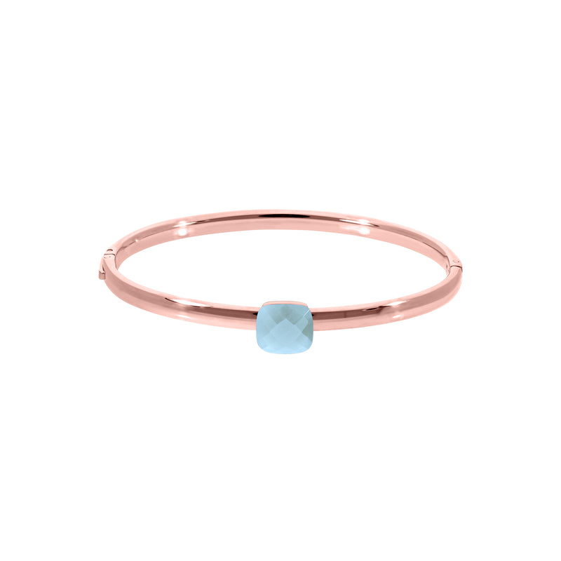Firenze Bangle Rose Gold Air Blue Opal / 2025-07-06 00:00:00 -0400