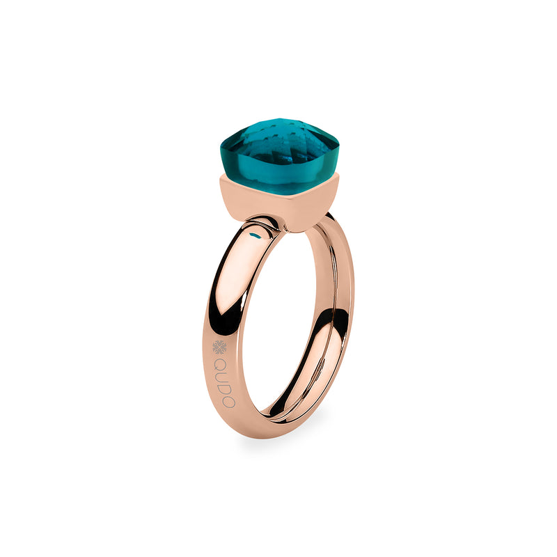 Firenze Ring - Shades of Blue - Rose Gold Blue Zircon / 2025-05-08 00:00:00 -0400