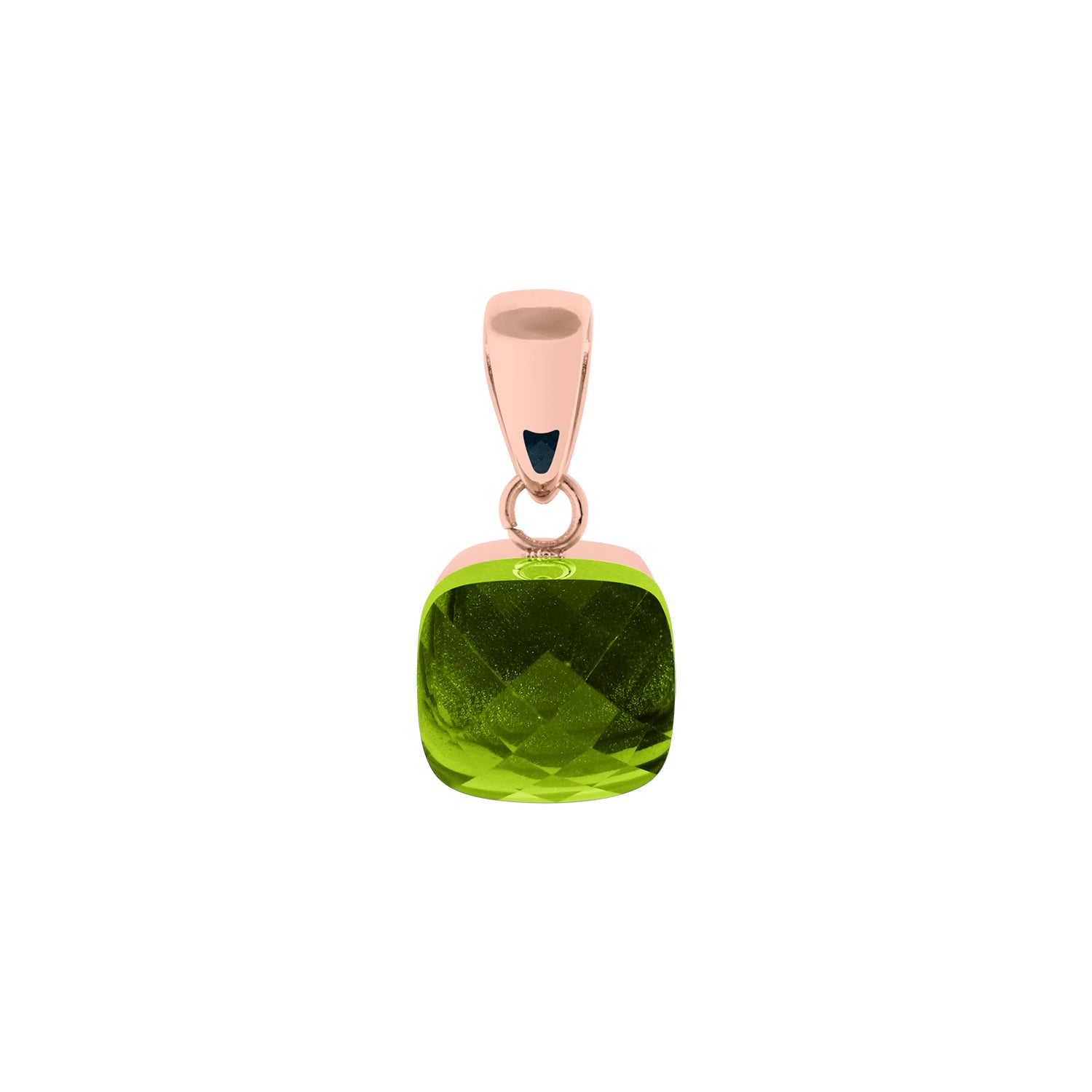 Firenze Pendant - Rose Gold Fern Green
