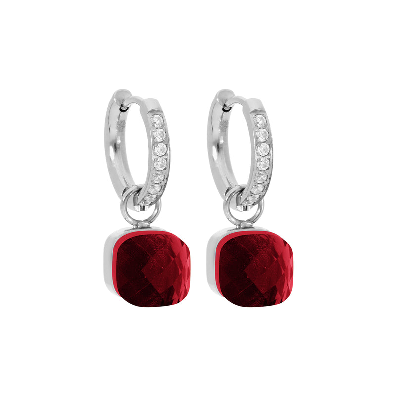 Firenze Deluxe Earring - Silver Siam
