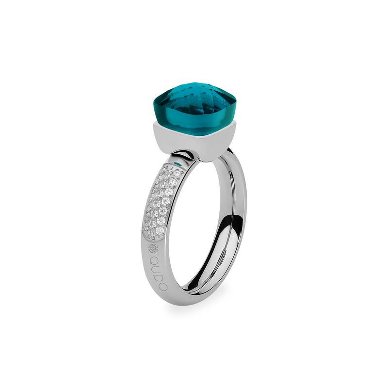 Firenze Deluxe Ring - Shades of Blue - Silver Blue Zircon / 2025-05-07 00:00:00 -0400