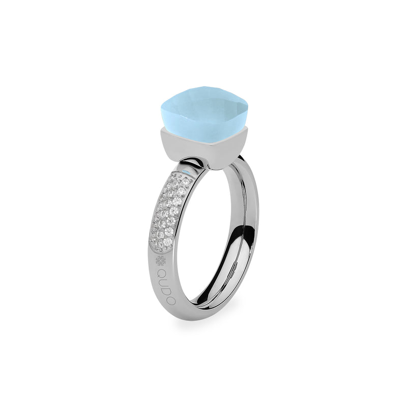 Firenze Deluxe Ring - Shades of Blue - Silver Air Blue Opal / 2025-05-07 00:00:00 -0400