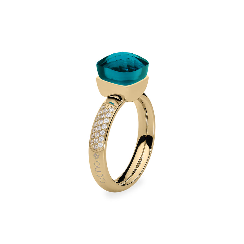 Firenze Deluxe Ring - Shades of Blue - Gold Blue Zircon / 2025-05-07 00:00:00 -0400