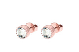 London small Stud Earring 8mm - Rose Gold