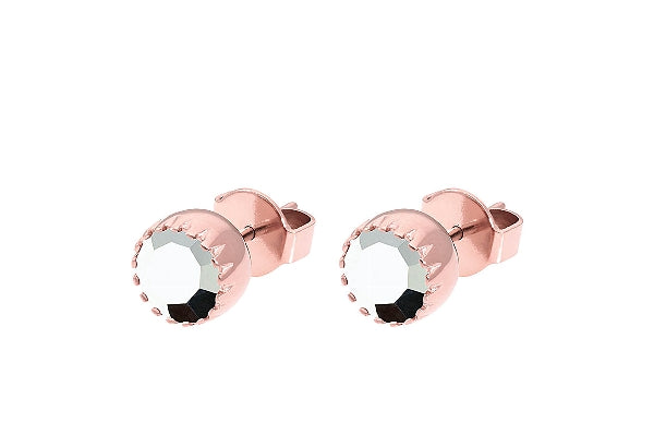 London small Stud Earring 8mm - Rose Gold