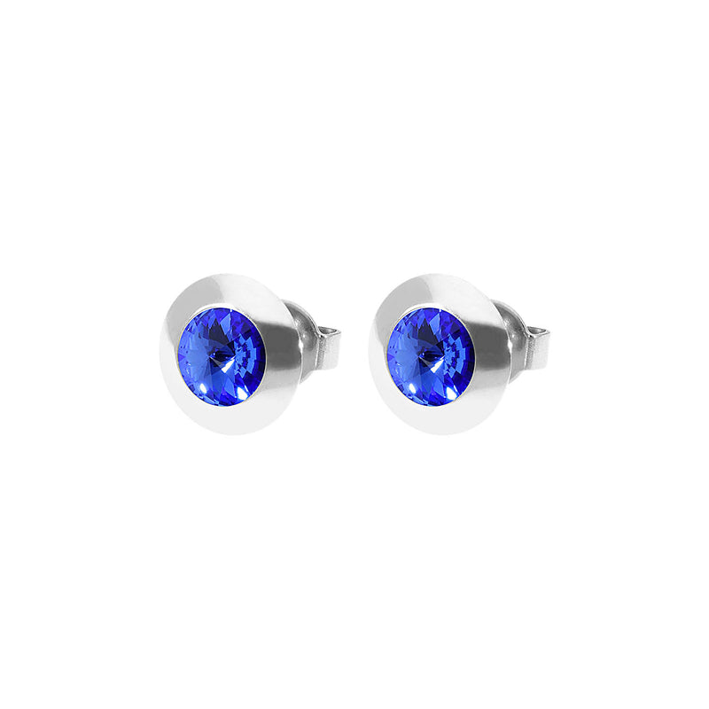 Tondo Stud Earring 0.35" - Silver
