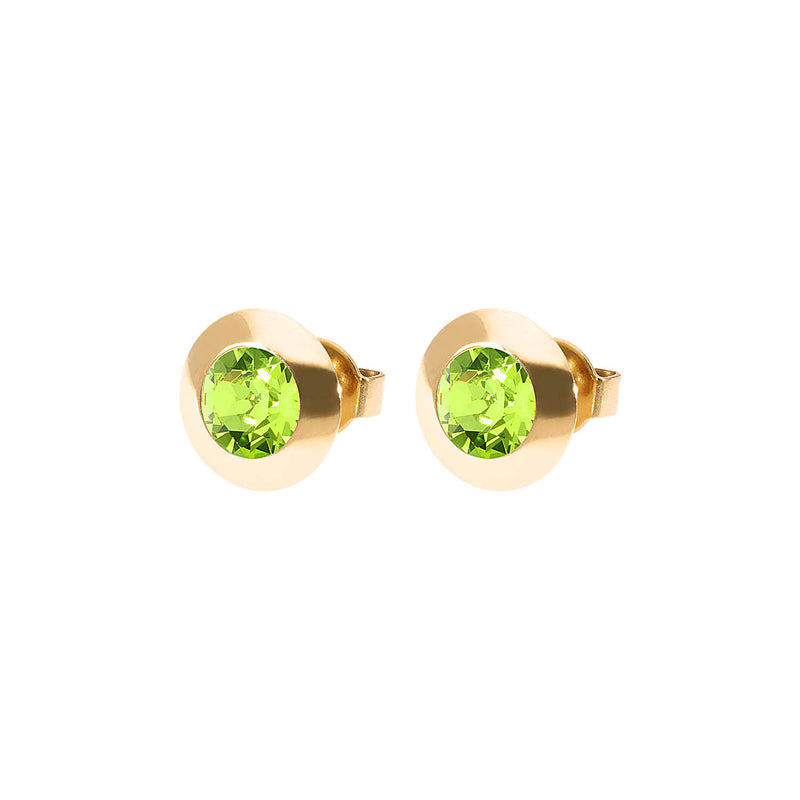 Tondo Stud Earring 0.35" - Gold