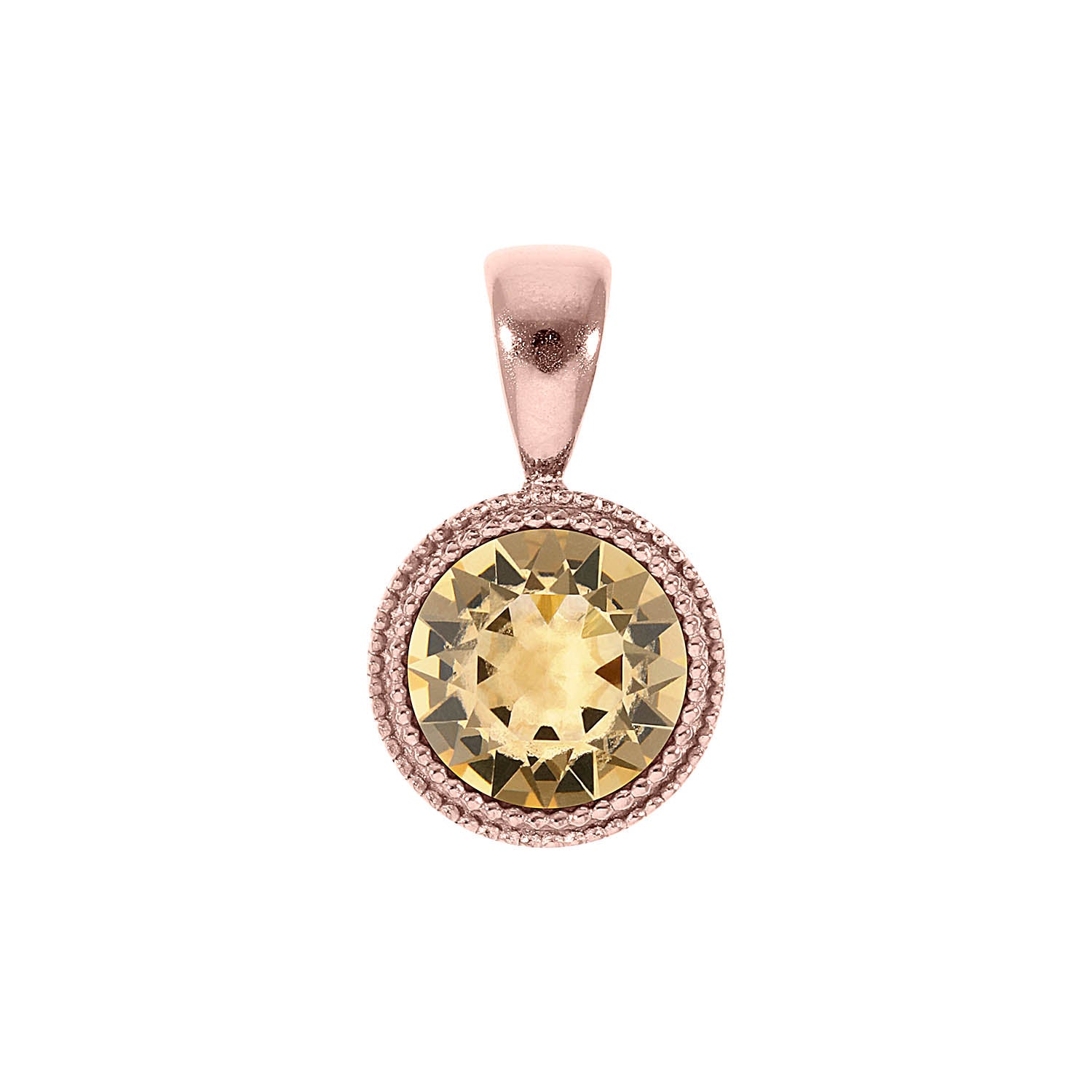Fabero Pendant 0.43" - Rose Gold