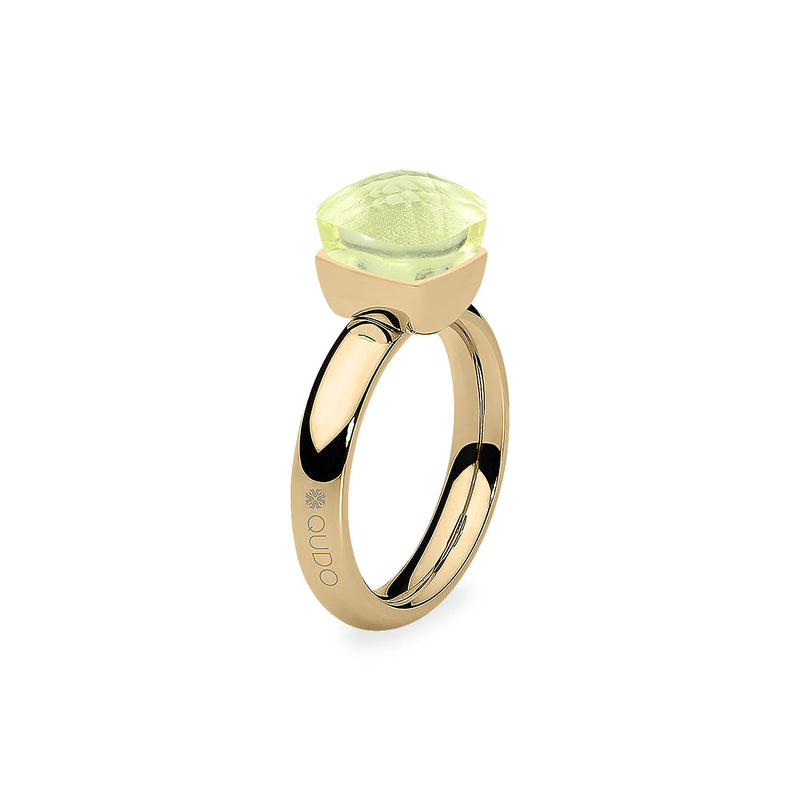 Firenze Ring - Shades of Green & Brown - Gold
