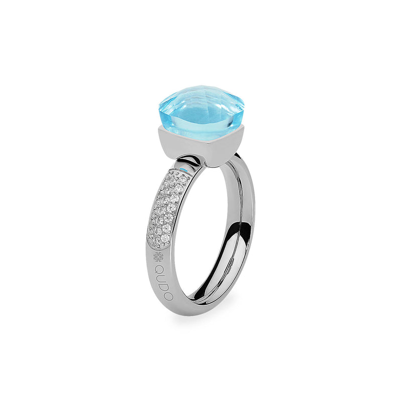 Firenze Deluxe Ring - Shades of Blue - Silver