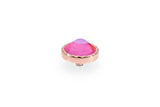 Bocconi flat Top 9mm - Rose Gold