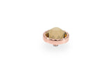 Bocconi flat Top 9mm - Rose Gold