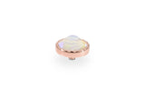 Bocconi flat Top 9mm - Rose Gold
