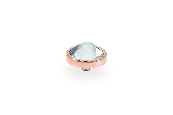 Bocconi flat Top 9mm - Rose Gold
