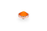 Bocconi flat Top 9mm - Rose Gold