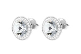 Tondo Deluxe Stud Earring 13mm - Silver