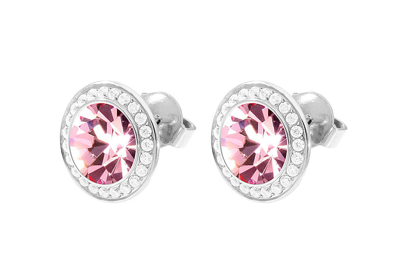 Tondo Deluxe Stud Earring 13mm - Silver