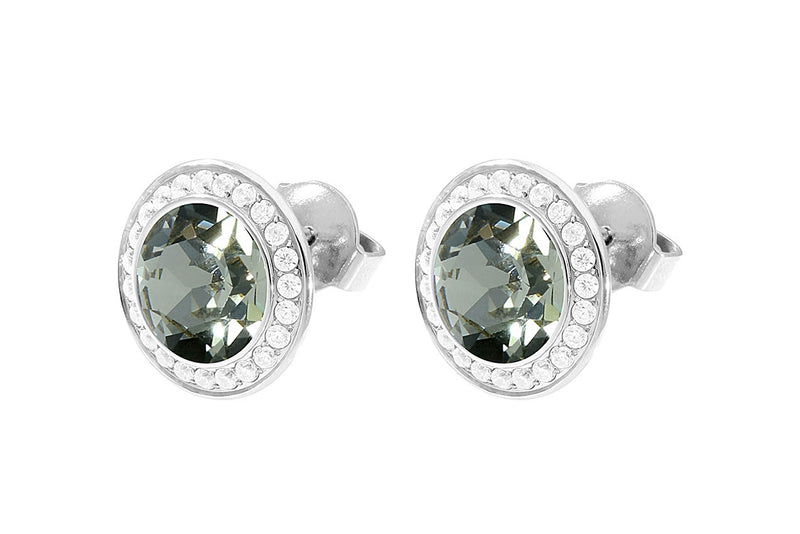 Tondo Deluxe Stud Earring 13mm - Silver