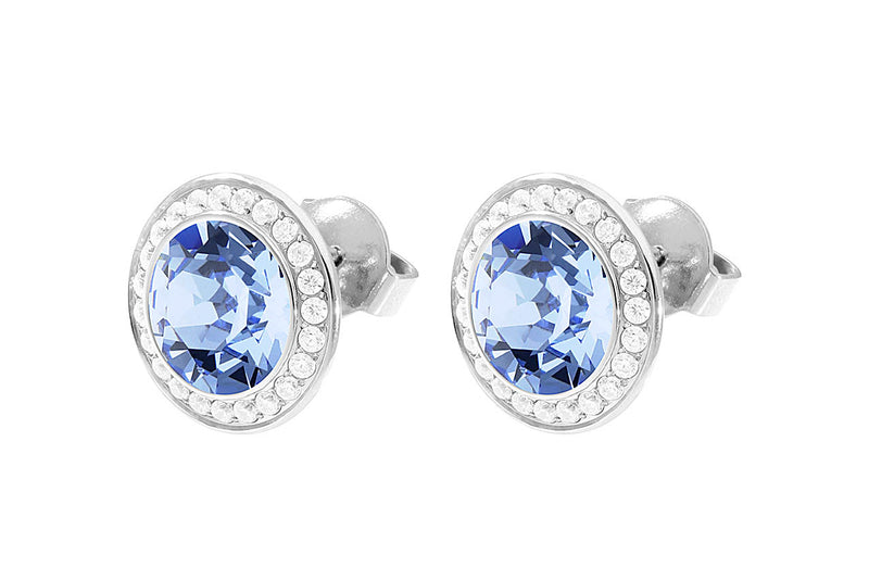 Tondo Deluxe Stud Earring 13mm - Silver