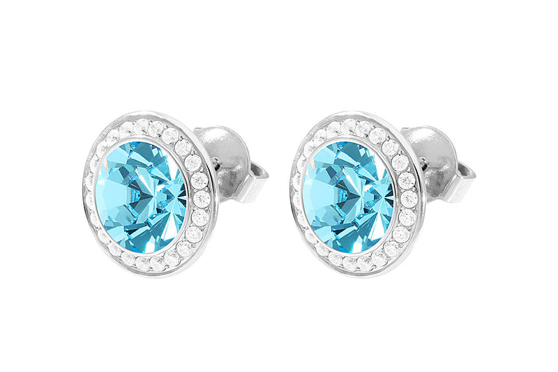 Tondo Deluxe Stud Earring 13mm - Silver