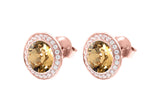 Tondo Deluxe Stud Earring 13mm - Rose Gold