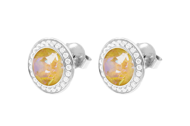 Tondo Deluxe Stud Earring 13mm - Silver