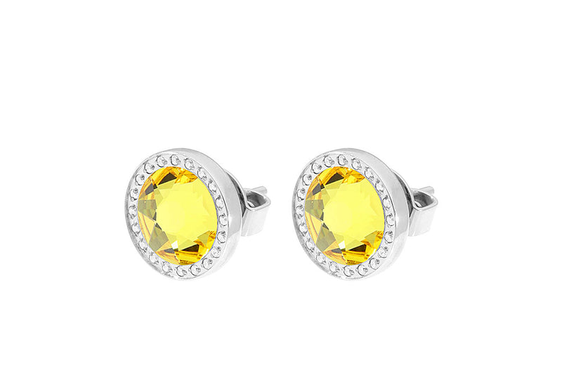 Canino Deluxe Stud Earring 10.5mm - Silver