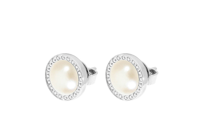 Canino Deluxe Stud Earring 10.5mm - Silver