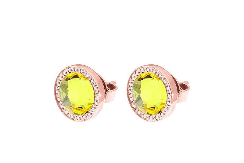 Canino Deluxe Stud Earring 10.5mm - Rose Gold