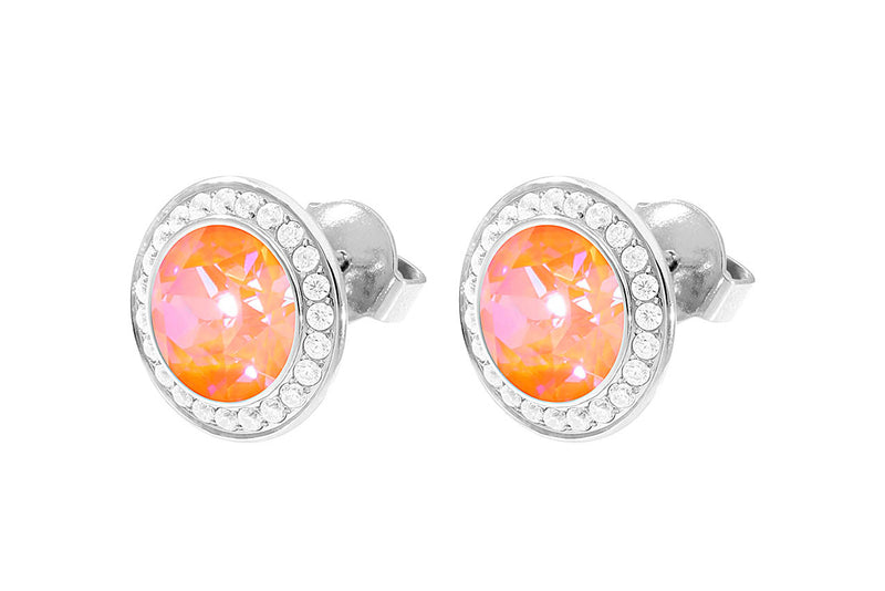 Tondo Deluxe Stud Earring 13mm - Silver