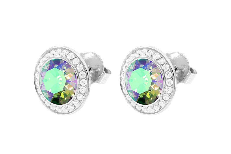 Tondo Deluxe Stud Earring 13mm - Silver