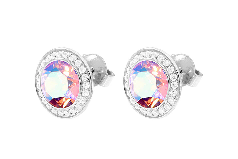 Tondo Deluxe Stud Earring 13mm - Silver