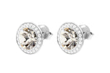 Tondo Deluxe Stud Earring 13mm - Silver